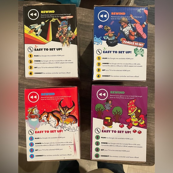 ATGames Legends Flashback Blast Set of 4 - Picture 4 of 6